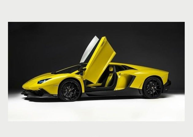 Yellow Wings Lamborghini Canvas