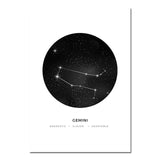 Gemini Star Sign Canvas