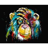 Neon Monkey Canvas