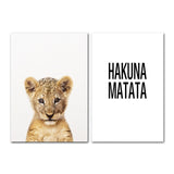 Hakuna Matata Lion Canvas