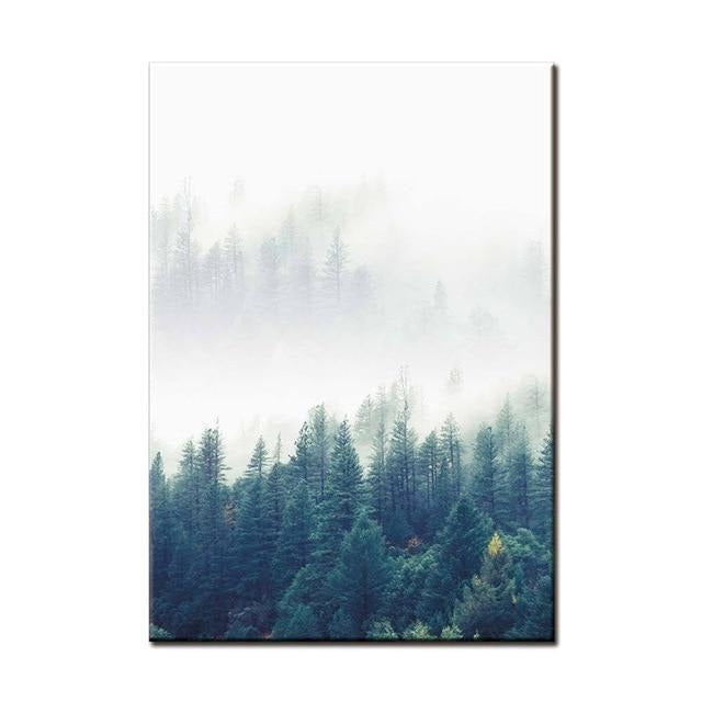 Misty Forest Canvas