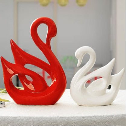 Ostana Swan Sculptures