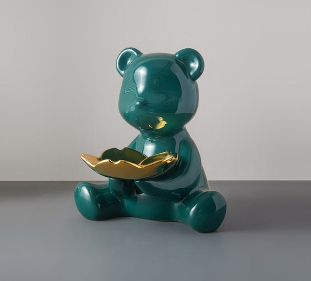 Sitting Bear Statuette