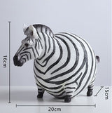 Plump Zebra Figurine