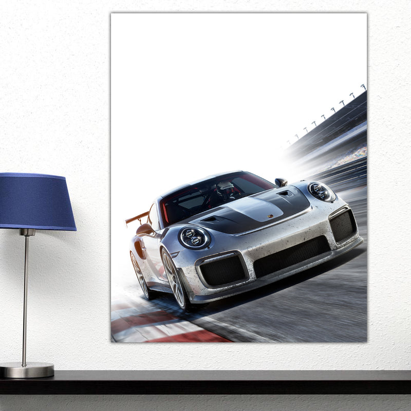 Porsche Forza On Race Track Canvas