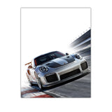 Porsche Forza On Race Track Canvas